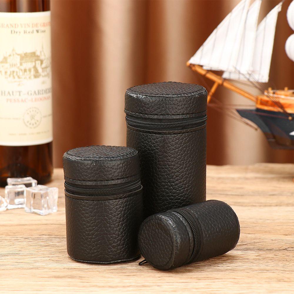 Bộ 4 Cốc Uống Bia / Trà / Cà Phê Bằng Thép Không Gỉ Kèm Hộp Đựng Tiện Dụng Mang Theo Du Lịch