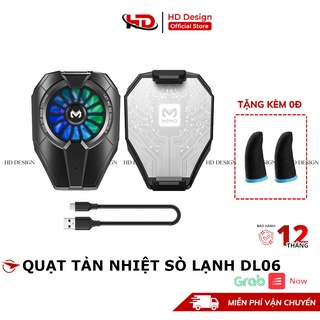 Quạt Tản Nhiệt Gaming Cho Điện Thoại DL06 - Làm Mát Công Nghệ Sò Lạnh - Giảm Nhiệt Độ Nhanh Cho Điện Thoại Khi Chơi Game