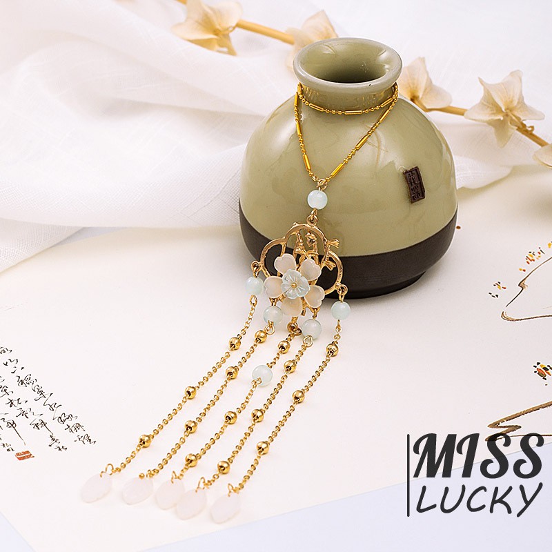 Dây Chuyền Ngọc Trai Dáng Dài Thời Trang Thanh Tú Cho Nữ