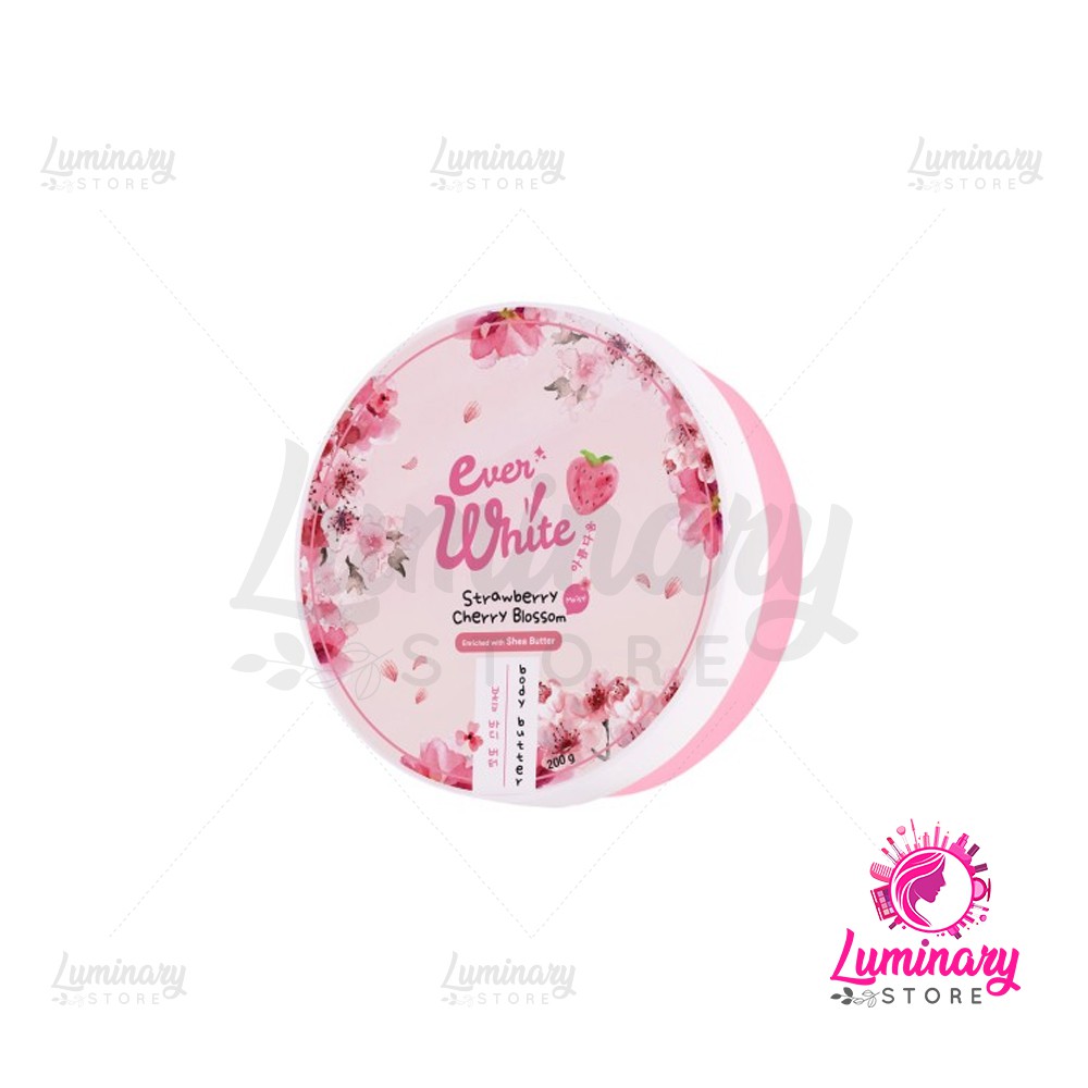 Everwhite / Ever White Body Butter 200gr - Strawberry