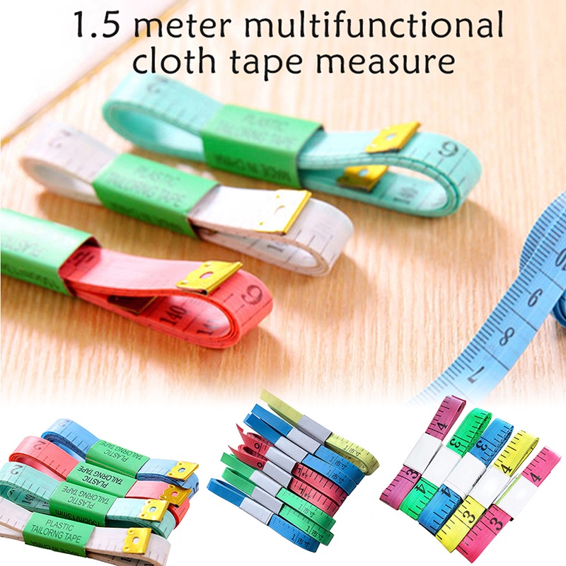 Thước Dây Mềm Đầu Thép H4 Đo Vòng Bụng Eo 3 Vòng Kiểm Tra Sức Khỏe 1.5 Mét - Đo Quần Áo, Quà Tặng Giảm Cân