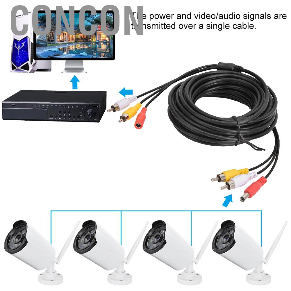 Dây cáp nối dài 3 trong 1 cho Camera sau xe hơi CCTV | BigBuy360 - bigbuy360.vn