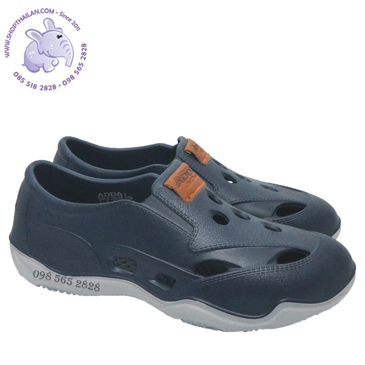 Giày nhựa mềm cao cấp Thái Lan nam,ADDA 2DENSITY-5TD68, nhựa mềm đúc nguyên khối,nhẹ, êm,đế lót có gai massage. | BigBuy360 - bigbuy360.vn