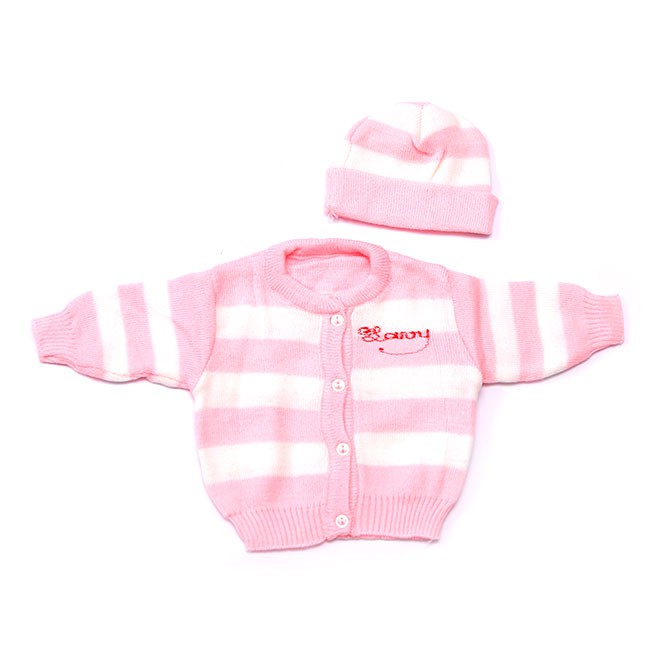 Bộ Áo Len Và Nón Giữ ấm Cho Bé