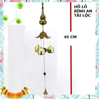 Chuông gió ❤️FREESHIP❤️ 🚛 Chuông gió hồ lô trang trí bằng đồng cầu bình an và tài lộc 206743 ❤️Evoucher❤️ [SKM]