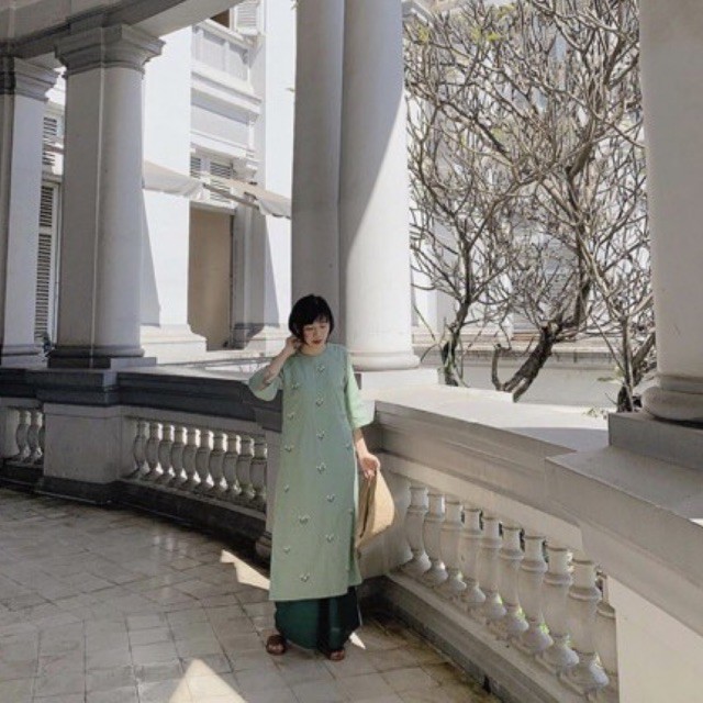 Thanh lý bộ áo dài mẹ và bé mang tết