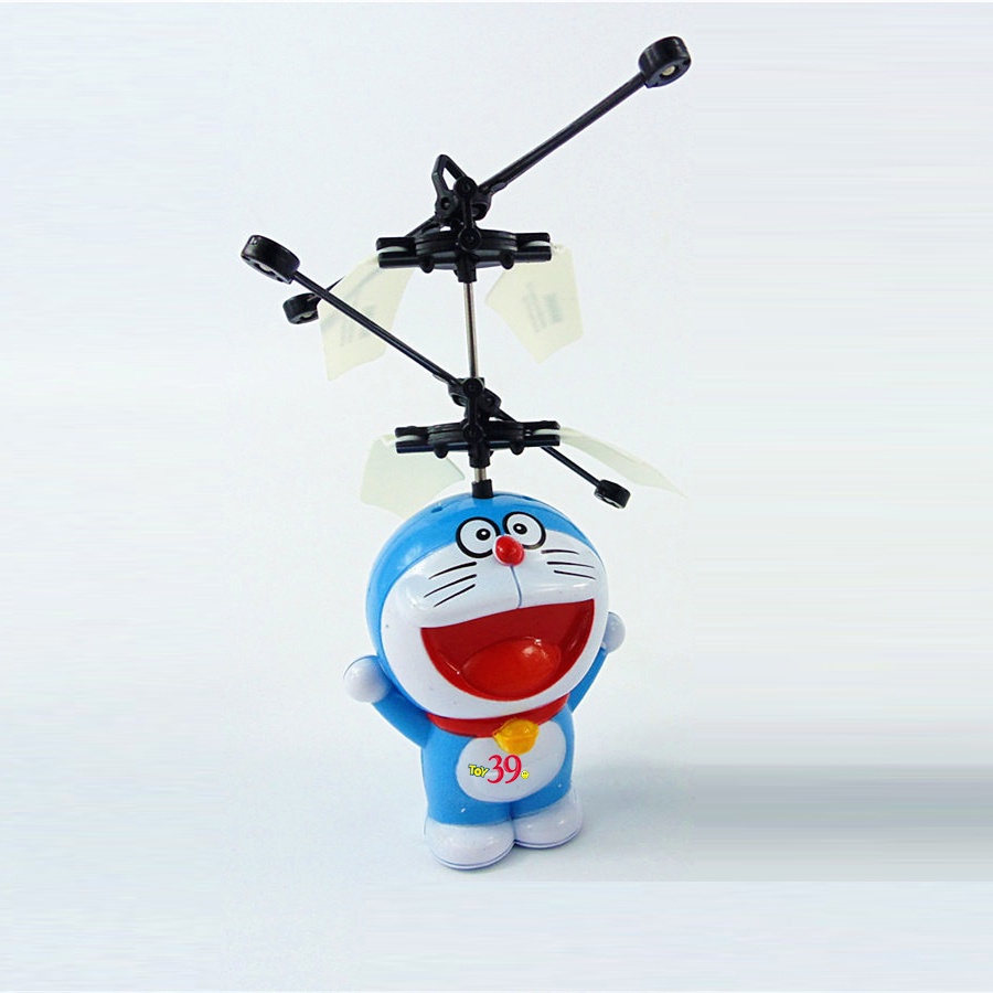 Đồ Chơi Cho Bé, Doraemon, Minion, Mèo Hello Kitty Bay Cảm Biến - Máy Bay Minion Cảm Biến Hồng Ngoại Xinh Xắn