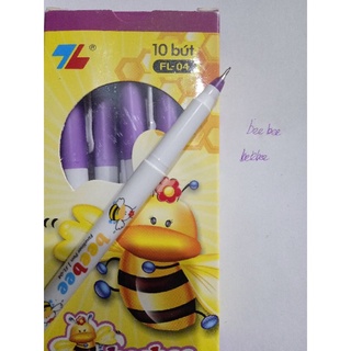Bút Dạ Kim FL-04 BeeBee Tím Nét 0.3mm (Hộp 10 Chiếc)
