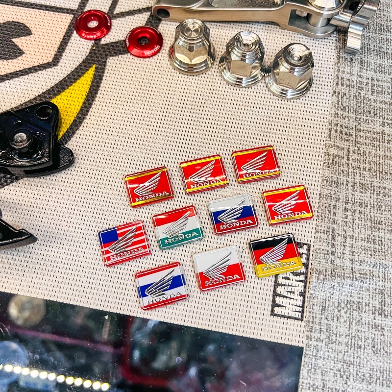 Tem Logo Cánh Chim Honda Chính Hãng Mod Màu Camay ánh kim cực đẹp ✌🇹🇭