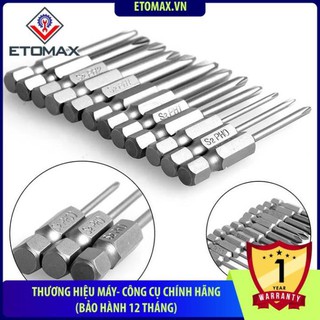 Bộ 13 đầu vặn vít 4 cạnh lục giác cao cấp,có từ tính