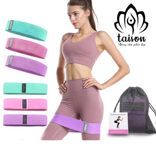 [Combo 3 dây] Dây Kháng Lực MiniBand Tập Mông Aolikes A-3604 | Booty Band Tập Mông Tập Gym - Yoga Taisono