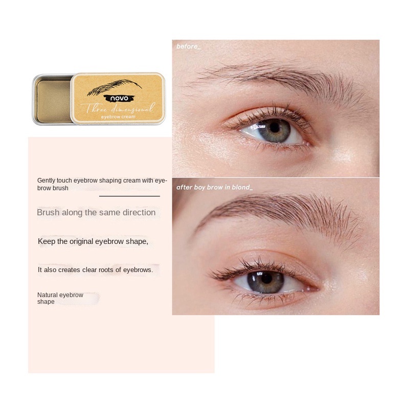 Kem Tạo Hình Lông Mày Ba Chiều Màu Sắc Trong Suốt Chống Nước Và Mồ Hôi | BigBuy360 - bigbuy360.vn