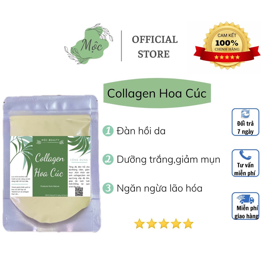 1kg mặt nạ collagen hoa cúc