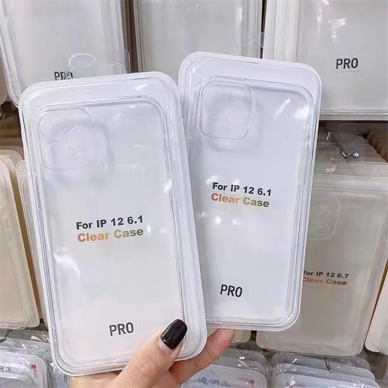 Ốp lưng cho iphone - Ốp trong suốt clear case full hộp