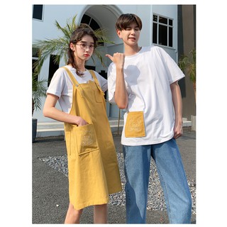 VÁY YẾM KAKI đủ size 50-100kg 2 màu vàng-đen(ms: Vkk01)