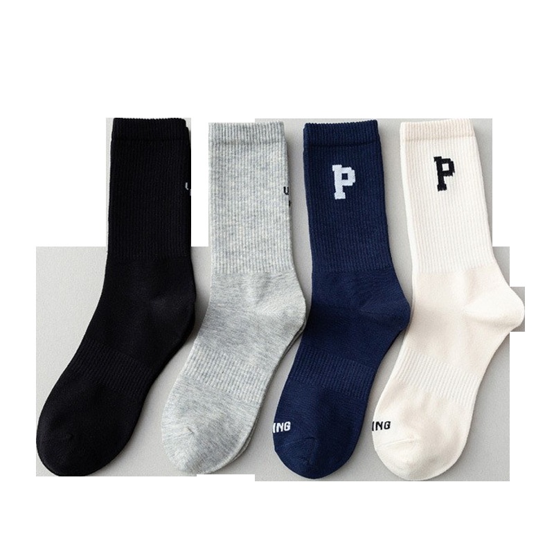 Vớ cotton Cổ Cao Phong Cách Hàn Quốc Hàng Mới Chất Lượng Cao Thời Trang Mùa Xuân Cho Nam Và Nữ