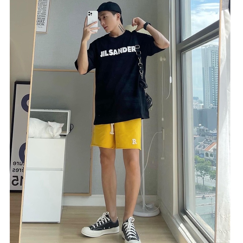 ÁO THUN IN CHỮ JIL SANDER CHUOTCONG OFFICIAL (Trắng,Đen,Đỏ) T32