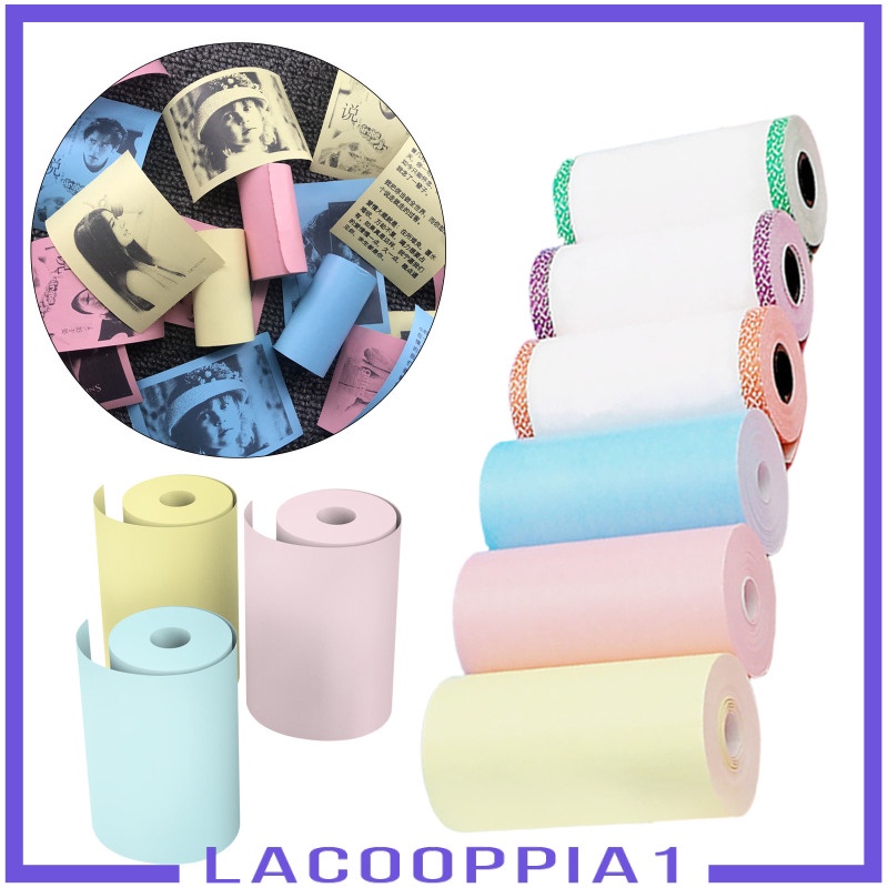 [LACOOPPIA1] 2.17x1.18in Colorful Thermal Printer Paper for Paperang P1 P2