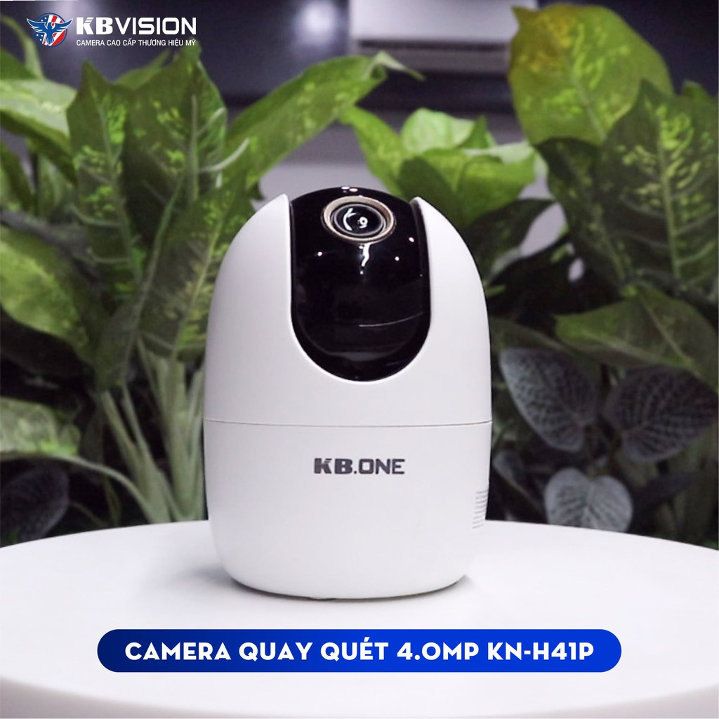 Camera Wifi - Camera IP Wifi KBONE KN-H41P 4.0Mpx -2K - Hỗ Trợ Thẻ Nhớ 256GB [1 Đổi 1 Trong 14 Ngày - Bảo Hành 2 Năm]