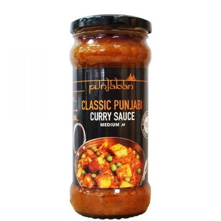 Sốt Cà Ri Ấn Độ Cay Vừa Không Gluten Medium Classic Curry Sauce Punjabi 350g
