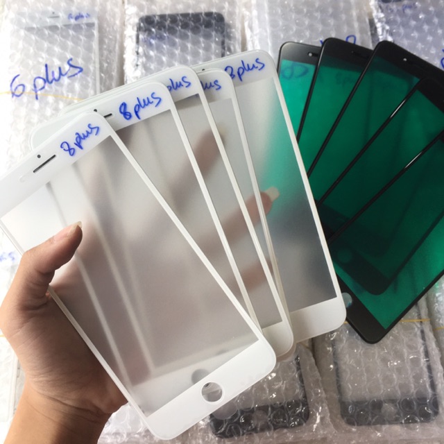 Kính Ép iPhone 8 Plus Liền Ron Hàng Cao Cấp