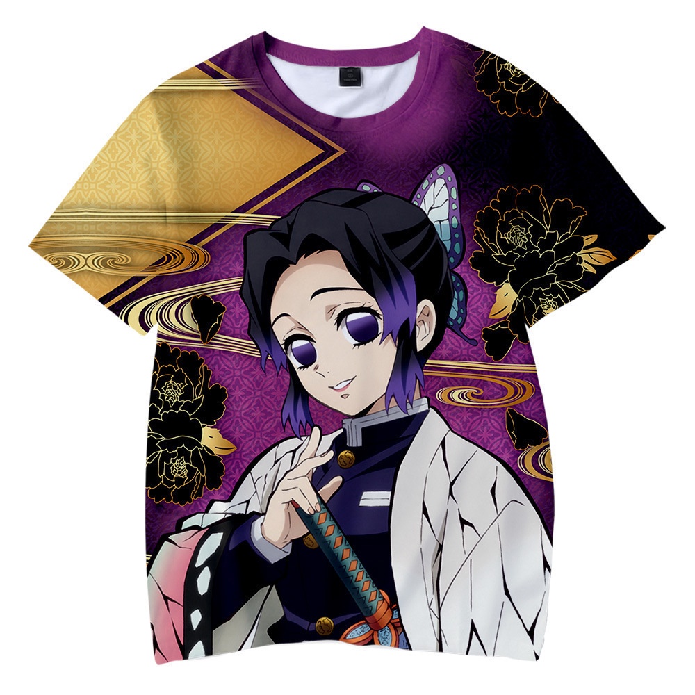 [Bán Chạy] Áo Thun In Hình Anime Demon Slayer Kimetsu No Yaiba Kamado Tanjiro Nezuko Nhật Bản Cho Người Lớn