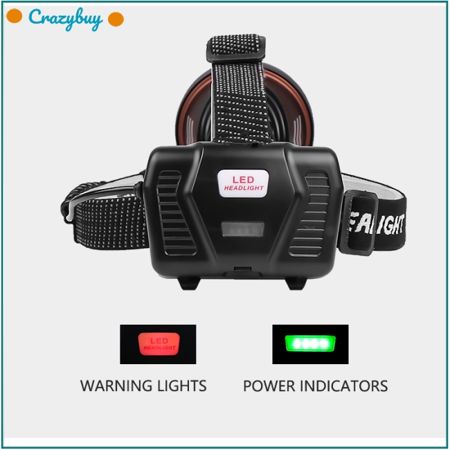 Đèn Pin Đội Đầu Xhp90 3 Chế Độ Tiện Dụng