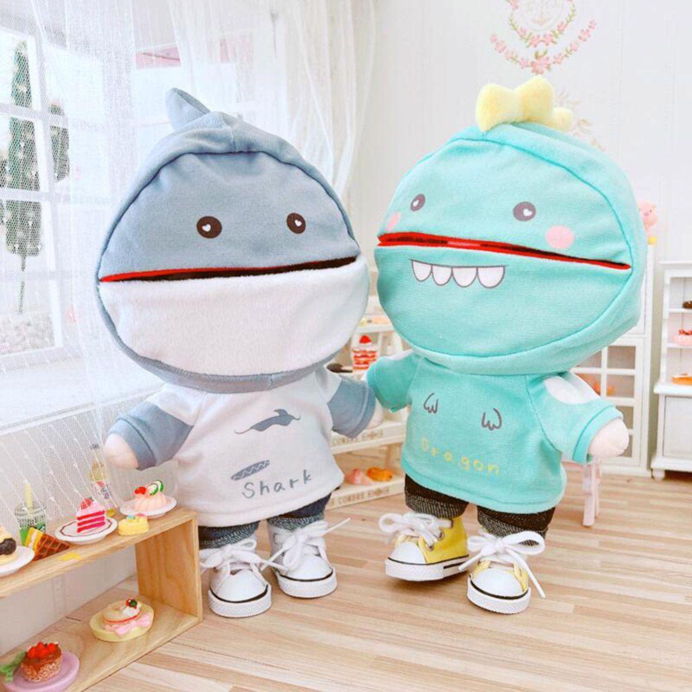 Luol Áo Sweater Liền Thân Hình Khủng Long Thay Đổi Cho Búp Bê