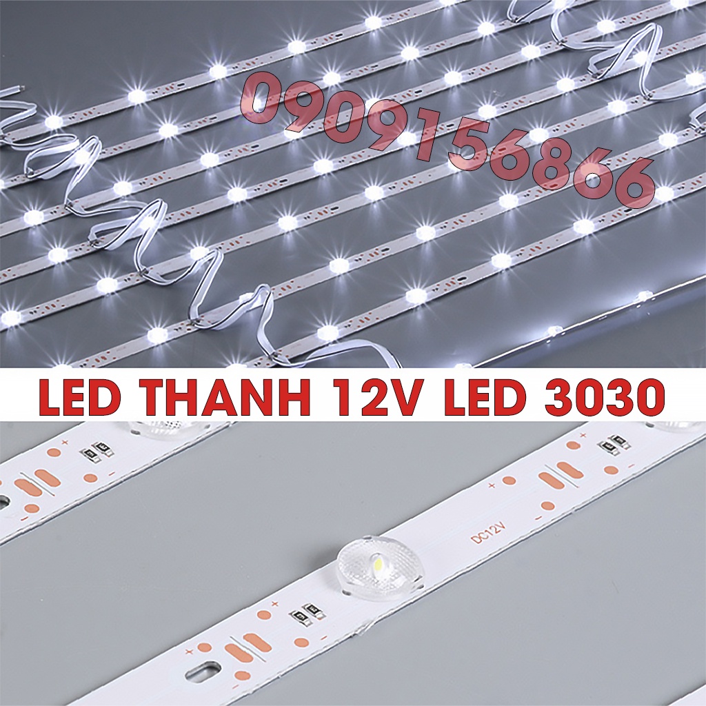 Đèn led thanh 3030 - combo 5 thanh