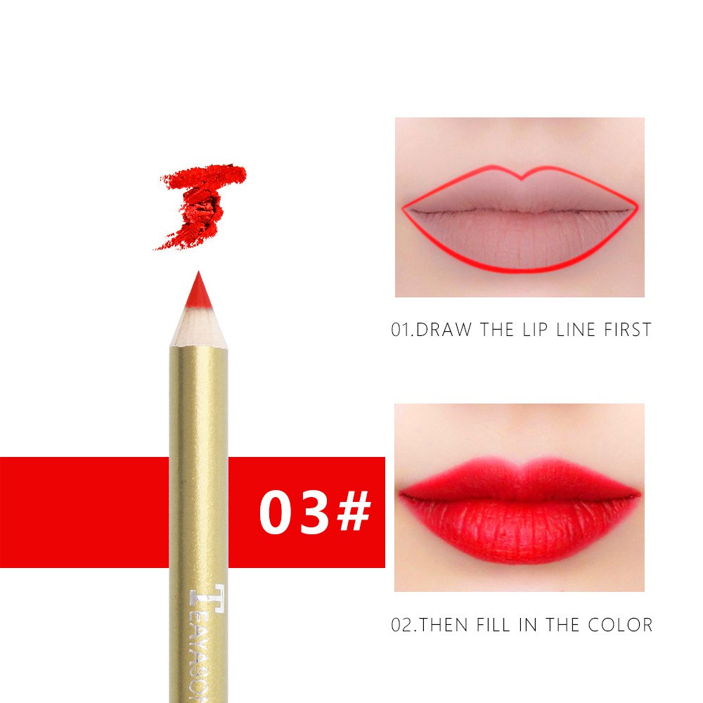 [Hàng mới về] Chì Kẻ Viền Môi 4 Màu Lì Kháng Nước Siêu Bền | BigBuy360 - bigbuy360.vn