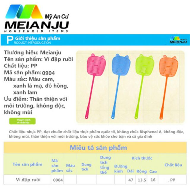 Vỉ ruồi game slap the board nhựa tốt