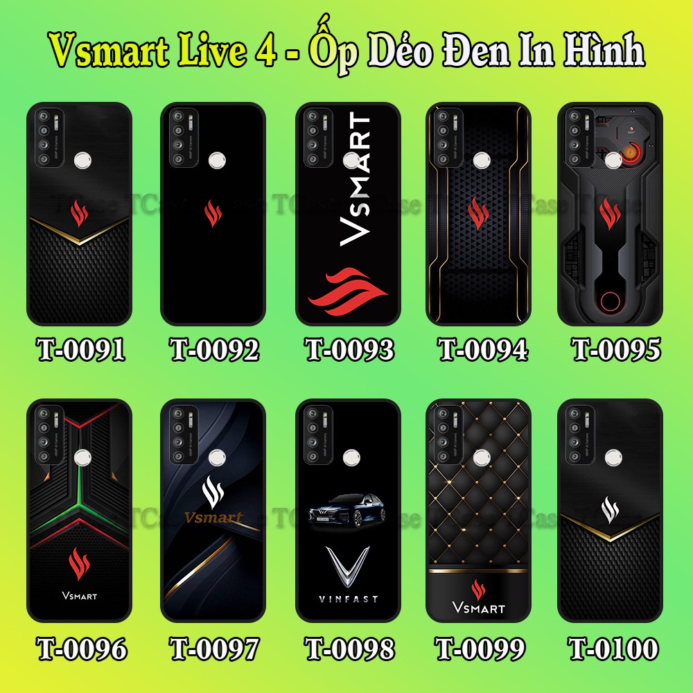 Ốp lưng Vsmart Live 4 dẻo đen in hình Công nghệ độc đáo