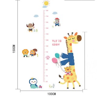 Decal đo chiều cao cho bé Way to go