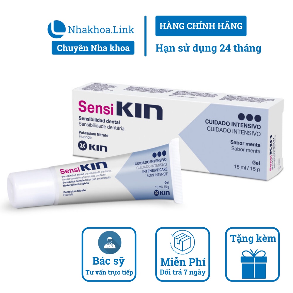 KEM ĐÁNH RĂNG SENSIKIN GIẢM Ê BUỐT RĂNG - SENSI KIN 75ML