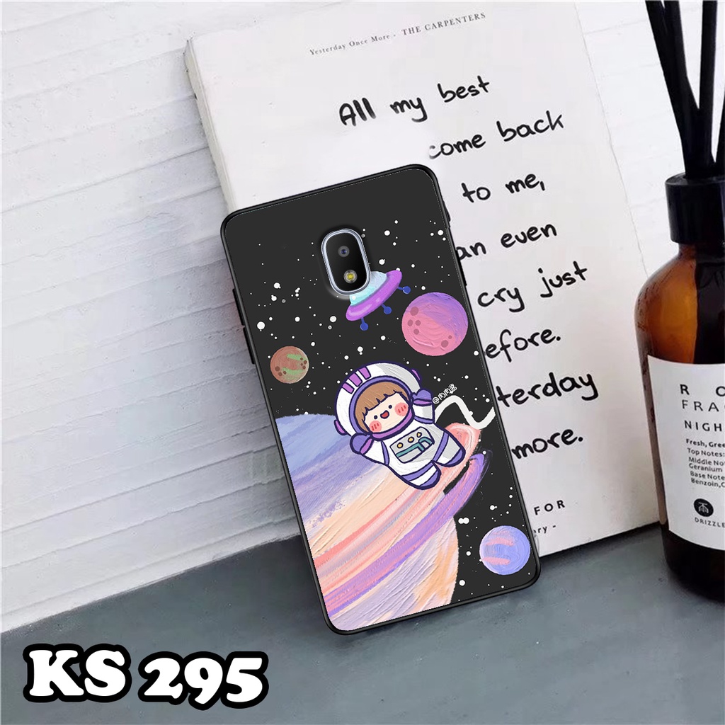 Ốp lưng Samsung J3 - J3 LTE - J3 2016 - J3 Pro - Ốp in hình Ngân hà &amp; Roro Jumb - Lưng nhám viền TPU
