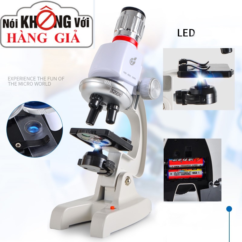 Kính hiển vi sinh học Microscope-C2170 phóng đại lên 1200x, kính hiển vi giành cho học sinh