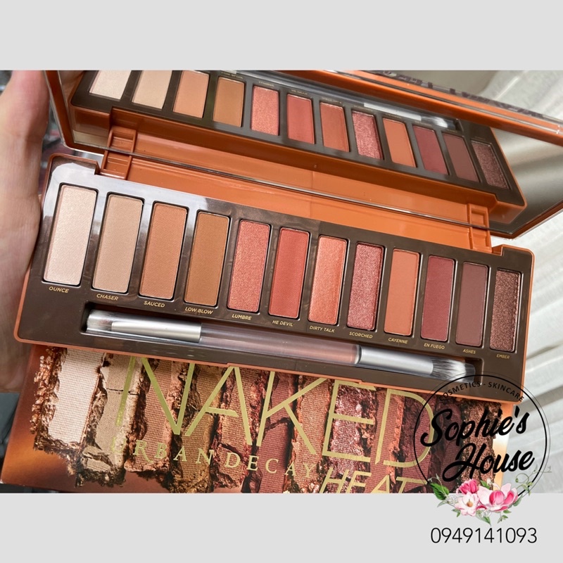 Bảng phấn mắt Urban Decay Naked Heat