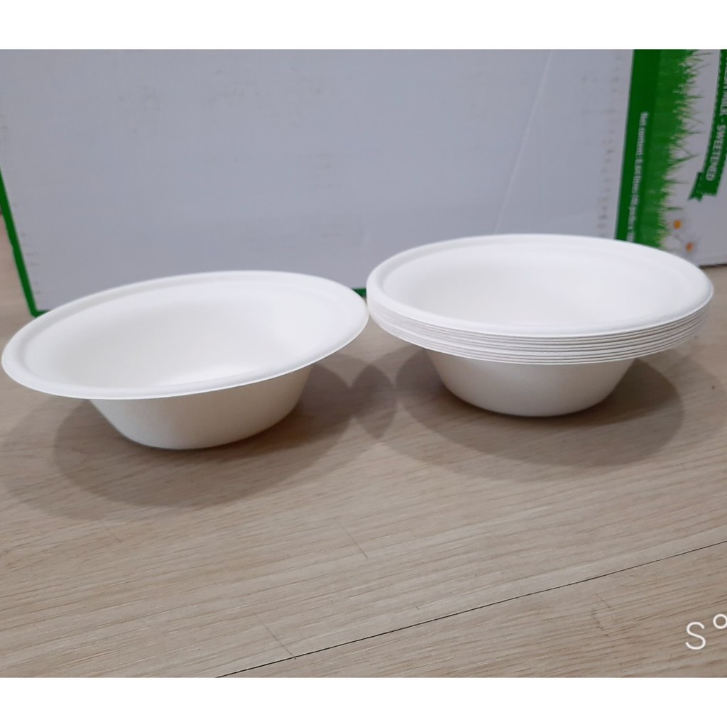 Chén Giấy Bả Mía Gracz 340ml  L003- 10 Cái /Xxấp