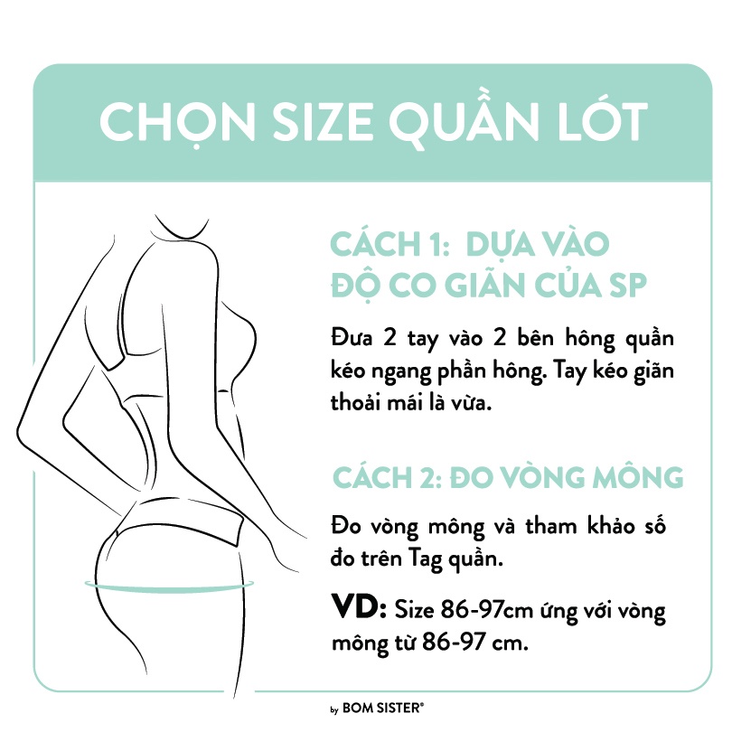 Quần lót chất lưới xếp tầng đính nơ hoạ tiết dễ thương BOM SISTER Q3031