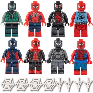 Mô hình đồ chơi lắp ráp nhân vật marvel thor spiderman cho trẻ em