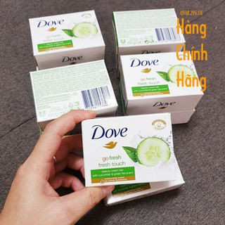 Combo 10 Xà bông cục Dove Fresh Touch - chính hiệu Hà Lan - 100g