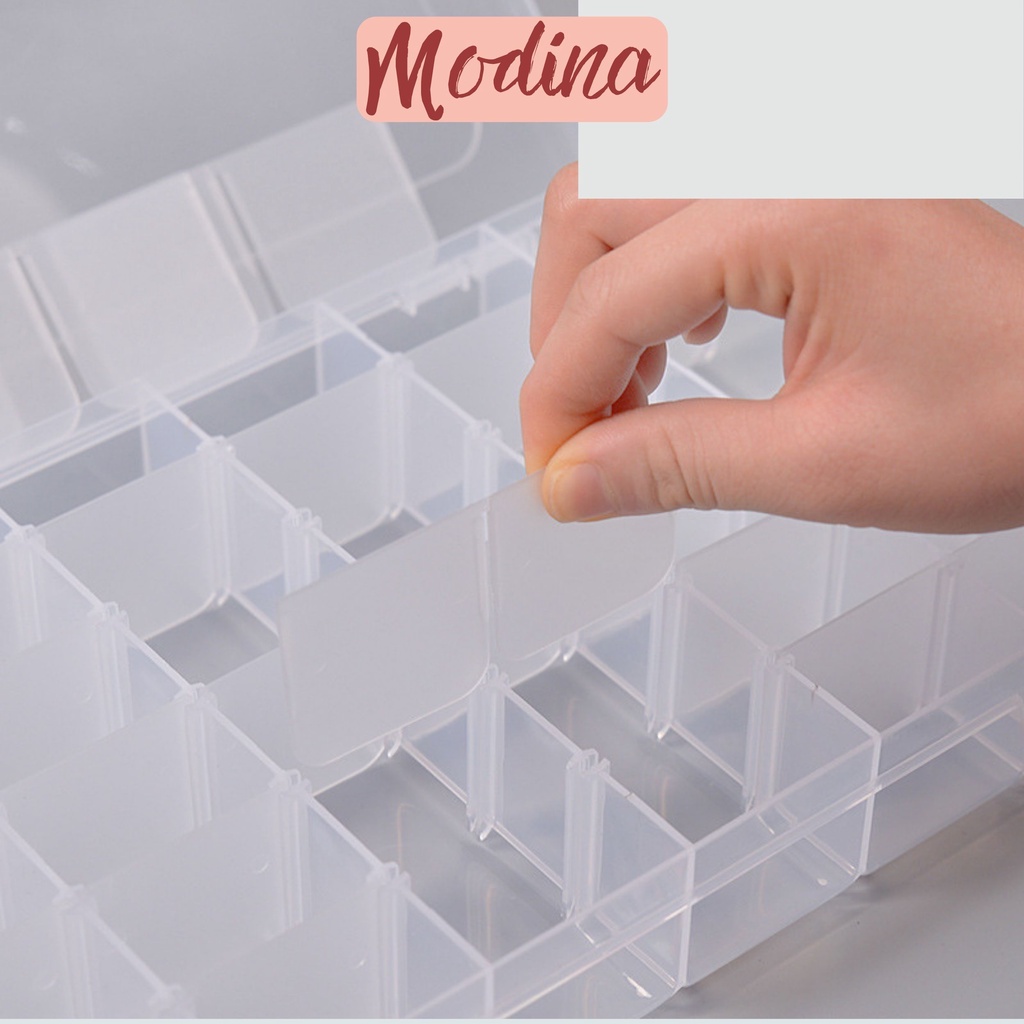 Hộp nhựa nhiều ngăn đựng washi tape, kệ để đồ mini đựng văn phòng phẩm