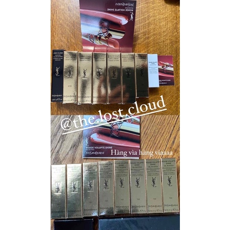 Son YSL Volupte Shine mới nhất 2022 Chính Hãng Fullbox 151 152 154 - Sẵn Ship💖
