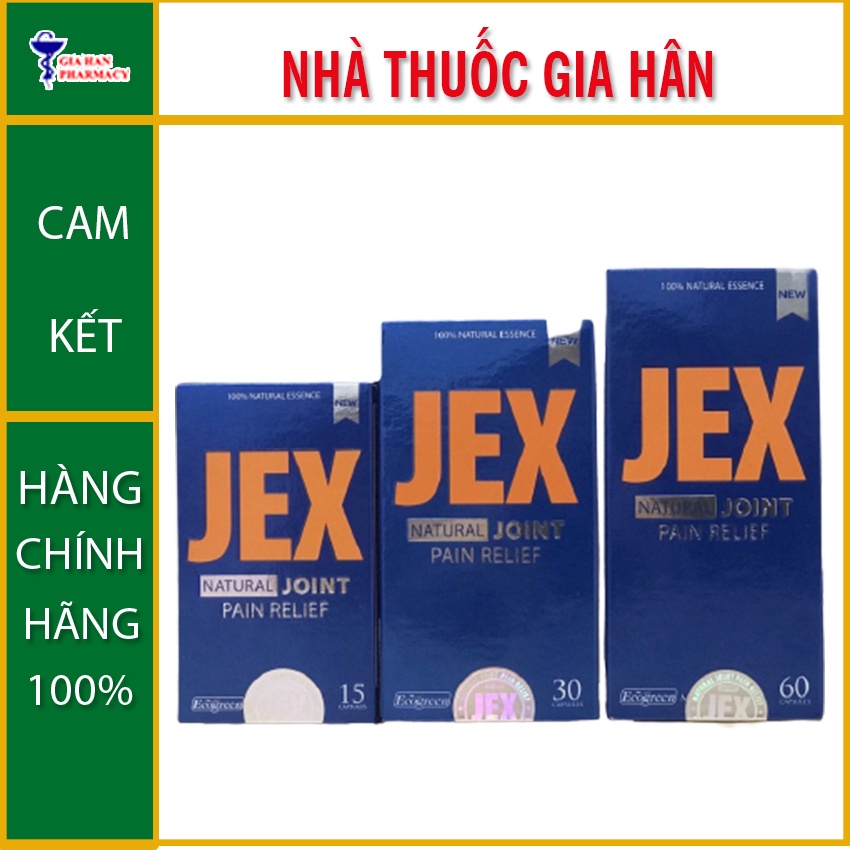 Viên Uống Jex- Giúp Giảm Đau & Làm Chậm Quá Trình Thoái Hóa khớp - Gia Hân