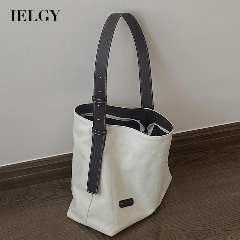 Túi đeo vai IELGY sức chứa lớn tiện dụng bảo vệ môi trường phong cách Nhật Bản dành cho nữ
