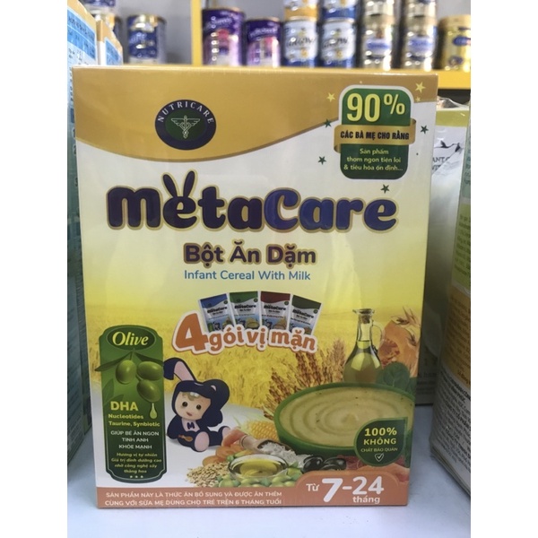 Bột ăn dặm Metacare đủ vị 4-24 tháng