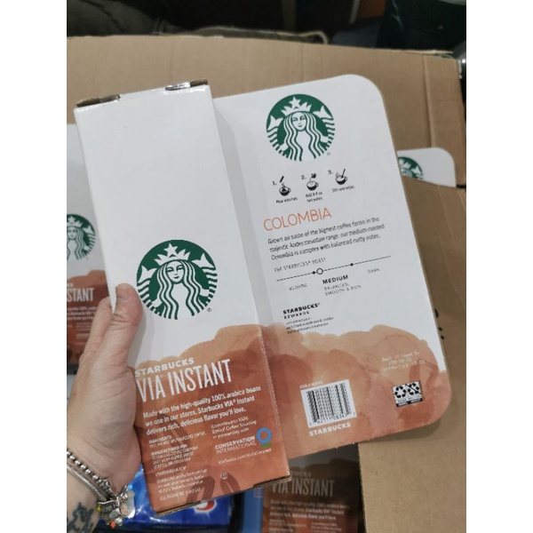Cafe hòa tan Starbucks Colombia Medium Roast