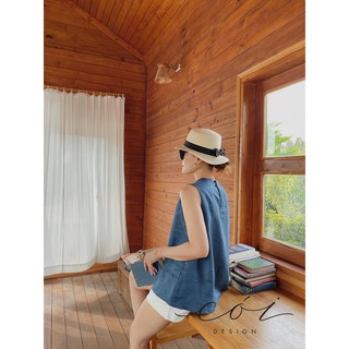 Áo sát nách linen Cói Design