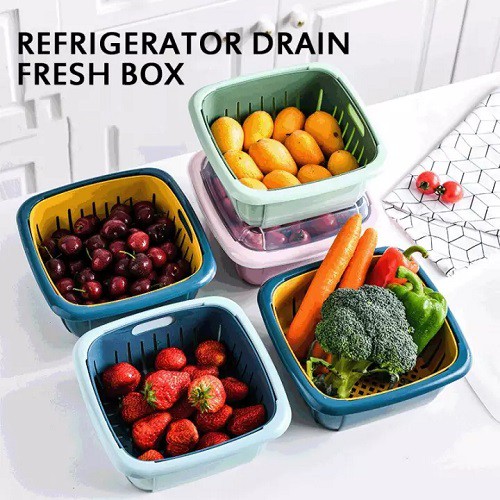 [FREE SHIP] Rổ kèm thau có nắp đậy 3IN1