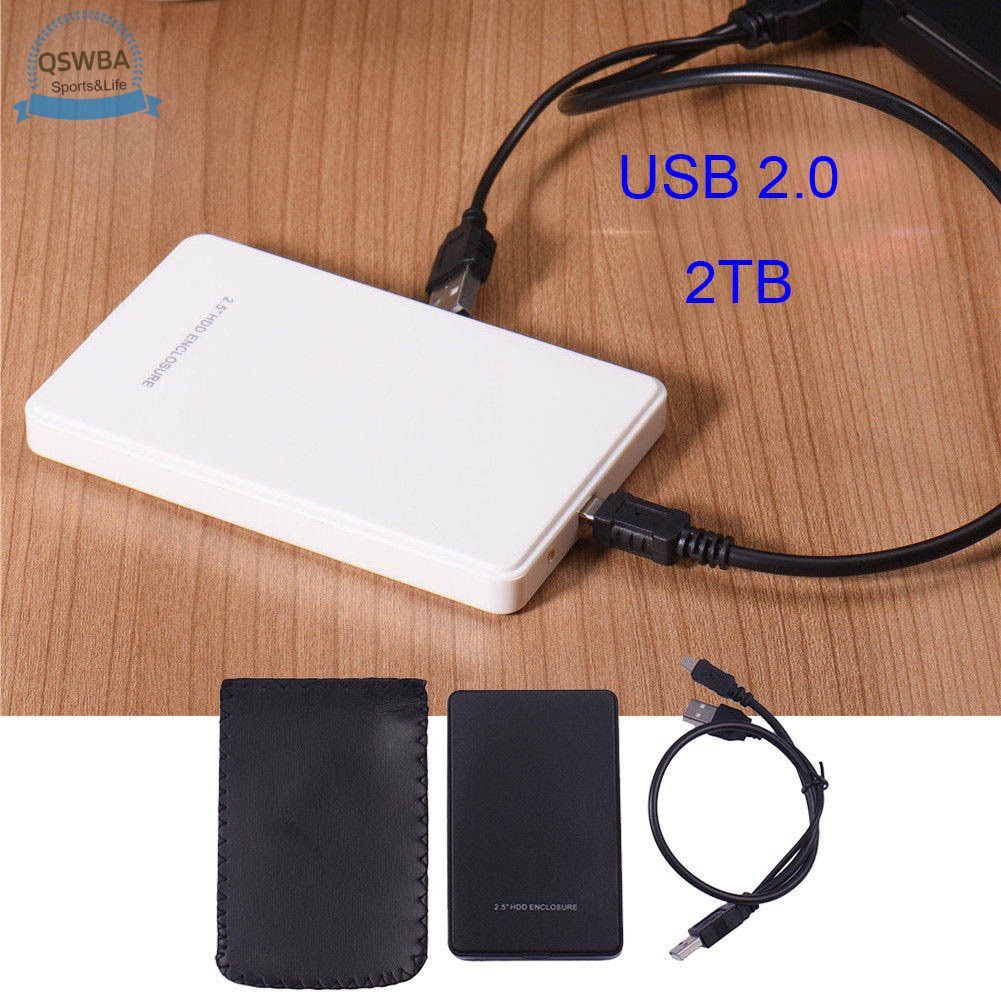 Ổ Cứng Ngoài Qswba 2.5 Inch Sata 2tb Usb 2.0 Hdd My